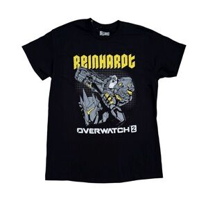 Overwatch Reinhardt Graphic T-Shirt and Ana Keychain